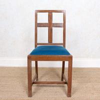 6 Arts & Crafts Carved Oak Dining Chairs (9 of 10) 6 Arts & Crafts Carved Oak Dining Chairs (9 of 10)