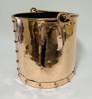 Antique Riveted Copper Bucket (8 of 14) Antique Riveted Copper Bucket (8 of 14)