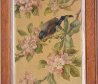 Pair of Oil Paintings of Finches in Blossom (6 of 12) Pair of Oil Paintings of Finches in Blossom (6 of 12)