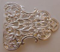 Victorian Birmingham 1898 Hallmarked Solid Silver Nurses Belt Buckle (8 of 8) Victorian Birmingham 1898 Hallmarked Solid Silver Nurses Belt Buckle (8 of 8)