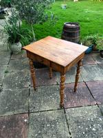 Antique 18th Century French Solid Fruitwood Rustic Side Table With Drawer (5 of 6) Antique 18th Century French Solid Fruitwood Rustic Side Table With Drawer (5 of 6)