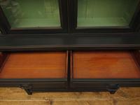 Antique Black Painted Bookcase Dresser Cabinet with Glazed Top, Lockable, Gothic (6 of 14) Antique Black Painted Bookcase Dresser Cabinet with Glazed Top, Lockable, Gothic (6 of 14)