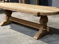 Large Rustic French Bleached Oak Farmhouse Dining Table (30 of 40) Large Rustic French Bleached Oak Farmhouse Dining Table (30 of 40)