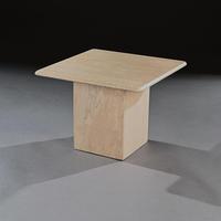 Pair of 20th Century Travertine Side Tables (5 of 7) Pair of 20th Century Travertine Side Tables (5 of 7)