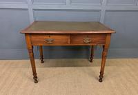 Victorian Mahogany Two Drawer Writing Table (6 of 11) Victorian Mahogany Two Drawer Writing Table (6 of 11)