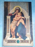 William-Adolphe Bouguereau 'la Rochelle 1825-1905' Copy of Madonna Enthroned (8 of 8) William-Adolphe Bouguereau 'la Rochelle 1825-1905' Copy of Madonna Enthroned (8 of 8)
