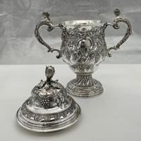 Antique George II Large Rococo Silver Cup & Cover London 1755 William Grundy (5 of 12) Antique George II Large Rococo Silver Cup & Cover London 1755 William Grundy (5 of 12)