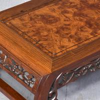 Qing Period Chinese Rosewood & Burr Wood Low Table (2 of 8) Qing Period Chinese Rosewood & Burr Wood Low Table (2 of 8)