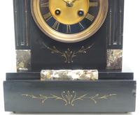 Antique French Slate & Marble Mantel Clock 8 Day Striking Mantle Clock (8 of 10) Antique French Slate & Marble Mantel Clock 8 Day Striking Mantle Clock (8 of 10)