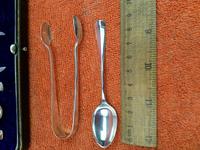 Antique Sterling Silver Hallmarked Cased Tea Spoons & Sugar Tongs 1917, Sheffield Cooper Brothers & Sons Ltd (6 of 9) Antique Sterling Silver Hallmarked Cased Tea Spoons & Sugar Tongs 1917, Sheffield Cooper Brothers & Sons Ltd (6 of 9)