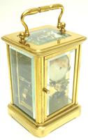 Good Antique French 8-day Carriage Clock Bevelled Case with Bell Alarm Feature (7 of 13) Good Antique French 8-day Carriage Clock Bevelled Case with Bell Alarm Feature (7 of 13)