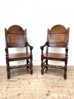 Pair of Antique Oak Throne Chairs (2 of 13) Pair of Antique Oak Throne Chairs (2 of 13)
