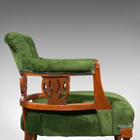 Antique Tub Chair, English, Velvet, Mahogany, Elbow, Seat, Edwardian c.1910 (9 of 12) Antique Tub Chair, English, Velvet, Mahogany, Elbow, Seat, Edwardian c.1910 (9 of 12)