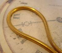 Vintage Pocket Watch Chain 1970s 12ct Gold Plated Snake Link Albert & T Bar (5 of 9) Vintage Pocket Watch Chain 1970s 12ct Gold Plated Snake Link Albert & T Bar (5 of 9)