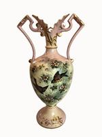 Large Pair of Antique Victorian Hand Painted & Gilded Vases (5 of 13) Large Pair of Antique Victorian Hand Painted & Gilded Vases (5 of 13)
