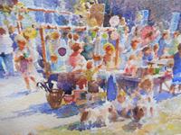 Watercolour Quality Street Merstham Artist C G Grey (7 of 10) Watercolour Quality Street Merstham Artist C G Grey (7 of 10)