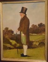 English Naive Oil Painting of Gentleman (3 of 6) English Naive Oil Painting of Gentleman (3 of 6)