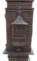 Antique French Tower Model 8-day Gothic Tower Mantle Clock (9 of 13) Antique French Tower Model 8-day Gothic Tower Mantle Clock (9 of 13)