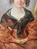 Victorian Oil Painting - Portrait of a Lady with Wringlets (5 of 9) Victorian Oil Painting - Portrait of a Lady with Wringlets (5 of 9)