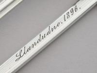 Victorian Novelty Silver Officers Dress Sword Letter Opener by Sampson Mordan, London, 1896. 'Emmie' (8 of 14) Victorian Novelty Silver Officers Dress Sword Letter Opener by Sampson Mordan, London, 1896. 'Emmie' (8 of 14)