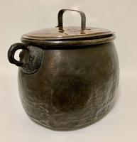 Large Antique Copper Cauldron with Lid (16 of 16) Large Antique Copper Cauldron with Lid (16 of 16)