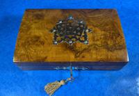 Victorian Brass Bound Burr Walnut Card Box (2 of 11) Victorian Brass Bound Burr Walnut Card Box (2 of 11)