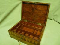 Large Tunbridge Ware Style Jewellery Box - Original Tray c.1870 (2 of 16) Large Tunbridge Ware Style Jewellery Box - Original Tray c.1870 (2 of 16)
