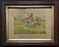 Set of Six 19thc Oak framed Humorous Coloured Sporting Hunting Engraving's (10 of 14) Set of Six 19thc Oak framed Humorous Coloured Sporting Hunting Engraving's (10 of 14)