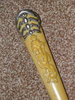 Vintage Silver Plate Walking Stick / Cane with Floral Detailed Celluloid Handle (5 of 11) Vintage Silver Plate Walking Stick / Cane with Floral Detailed Celluloid Handle (5 of 11)
