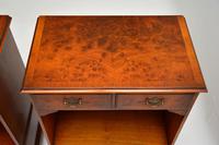 Pair of Antique Georgian Style Burr Walnut Bedside Cabinets (4 of 10) Pair of Antique Georgian Style Burr Walnut Bedside Cabinets (4 of 10)