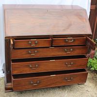 1960s Large Well Fitted Mahogany Bureax with Secret Drawer (4 of 6) 1960s Large Well Fitted Mahogany Bureax with Secret Drawer (4 of 6)