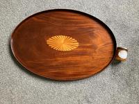 George III Figured Mahogany Oval Tray (6 of 6) George III Figured Mahogany Oval Tray (6 of 6)