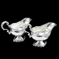 Pair of Georgian Solid Silver Pedestal Sauce Boats - William Collins 1774 (4 of 24) Pair of Georgian Solid Silver Pedestal Sauce Boats - William Collins 1774 (4 of 24)