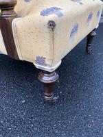 English Walnut Upholstered Armchair for recovering (3 of 8) English Walnut Upholstered Armchair for recovering (3 of 8)