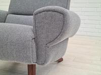 1970s Danish Design, Completely Restored Armchair, Furniture Wool, Teak Wood (8 of 12) 1970s Danish Design, Completely Restored Armchair, Furniture Wool, Teak Wood (8 of 12)