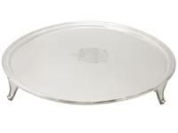 Sterling Silver Salver - Antique George III 1801 (2 of 9) Sterling Silver Salver - Antique George III 1801 (2 of 9)