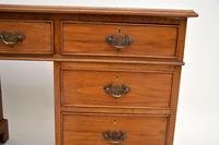 Antique Victorian Walnut Pedestal Desk (10 of 11) Antique Victorian Walnut Pedestal Desk (10 of 11)