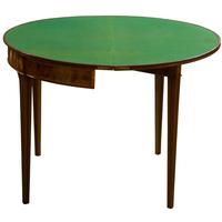 George III Mahogany & Satinwood Card Table (6 of 9) George III Mahogany & Satinwood Card Table (6 of 9)
