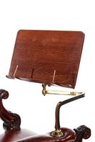 WV1 Period Mahogany & Leather Library Chair with Lectern (4 of 7) WV1 Period Mahogany & Leather Library Chair with Lectern (4 of 7)