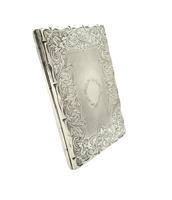 Antique Victorian Sterling Silver Card Case 1862 (3 of 8) Antique Victorian Sterling Silver Card Case 1862 (3 of 8)