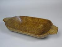 Antique Fruitwood Hand Adzed Long Bowl (7 of 7) Antique Fruitwood Hand Adzed Long Bowl (7 of 7)