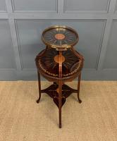 Edwardian Inlaid Mahogany Tray Top Etagere (18 of 19) Edwardian Inlaid Mahogany Tray Top Etagere (18 of 19)