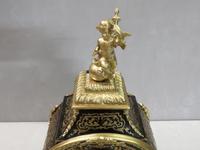French Louis XIV Style Boulle Mantel Clock by Samuel Marti (5 of 9) French Louis XIV Style Boulle Mantel Clock by Samuel Marti (5 of 9)