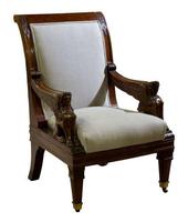 Pair of Library Chairs 19th Century (3 of 5) Pair of Library Chairs 19th Century (3 of 5)