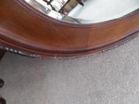 Edwardian 1910 Oval Shaped Wall Mirror Oak with Beading Ebellishments 81cm x 61cm (3 of 5) Edwardian 1910 Oval Shaped Wall Mirror Oak with Beading Ebellishments 81cm x 61cm (3 of 5)