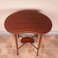 Edwardian Inlaid Mahogany Kidney Shape Occasional Table (5 of 15) Edwardian Inlaid Mahogany Kidney Shape Occasional Table (5 of 15)