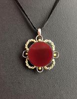 Antique 9ct Gold Compass Pendant, Carnelian (8 of 13) Antique 9ct Gold Compass Pendant, Carnelian (8 of 13)