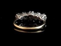 Antique paste half hoop ring, 9ct gold and silver (12 of 13) Antique paste half hoop ring, 9ct gold and silver (12 of 13)