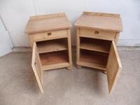 Small & Low Pair of Victorian Antique Pine Bedside Cabinets to wax / paint (9 of 9) Small & Low Pair of Victorian Antique Pine Bedside Cabinets to wax / paint (9 of 9)