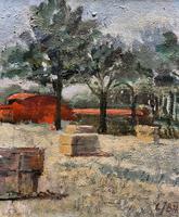 Lovely Original 20th Century Vintage Impressionist Harvest Haystack Landscape Painting (4 of 12) Lovely Original 20th Century Vintage Impressionist Harvest Haystack Landscape Painting (4 of 12)